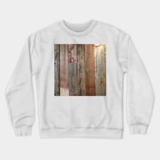 Farmhouse chic Rustic western country primitive barn wood Crewneck Sweatshirt